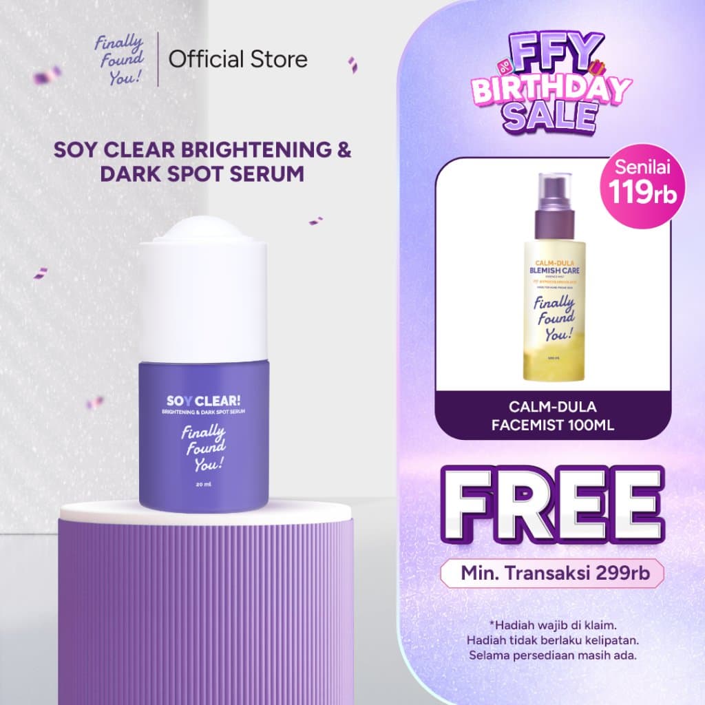 Finally Found You! SOY CLEAR Brightening & Dark Spot Serum 20ml