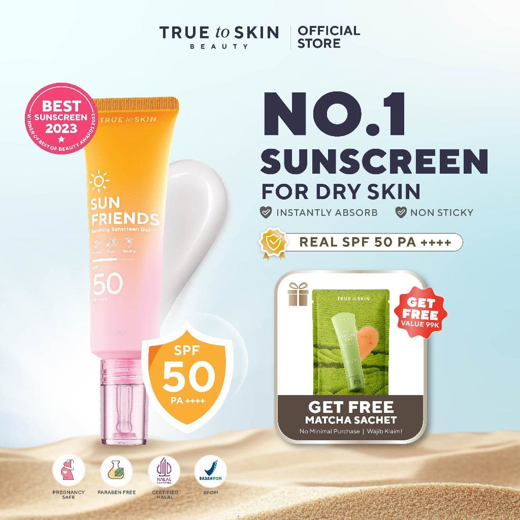 True to Skin Sunfriends Sunscreen Gel SPF 50 PA++++