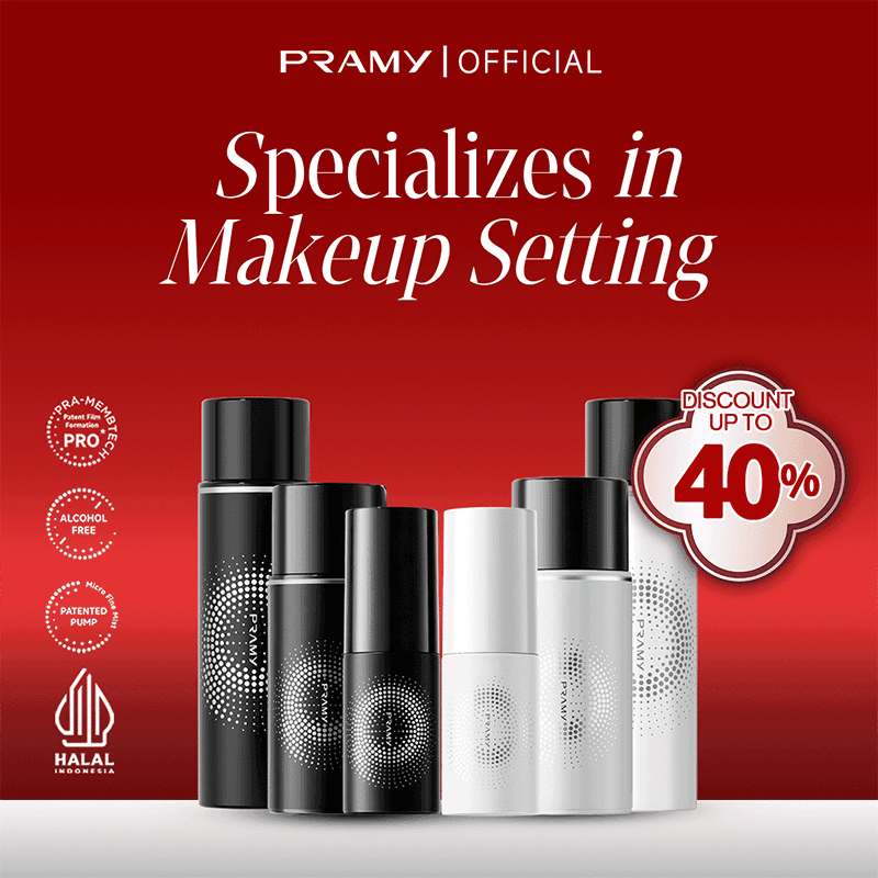 Pramy Moisturizing Setting Spray Long Lasting 12 Jam