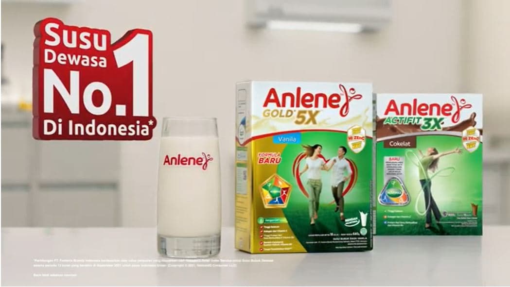 Anlene Actifit 3X Susu Bubuk Dewasa Cokelat 3x560gr