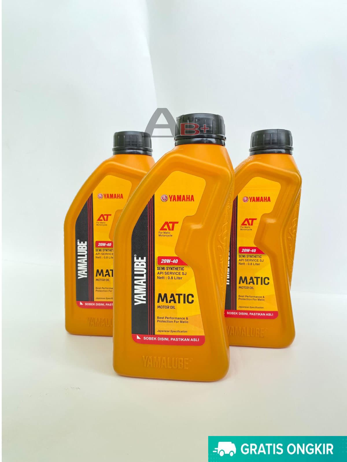 YAMALUBE Oli Motor Matic 20W-40 800ML Isi 3 PCS