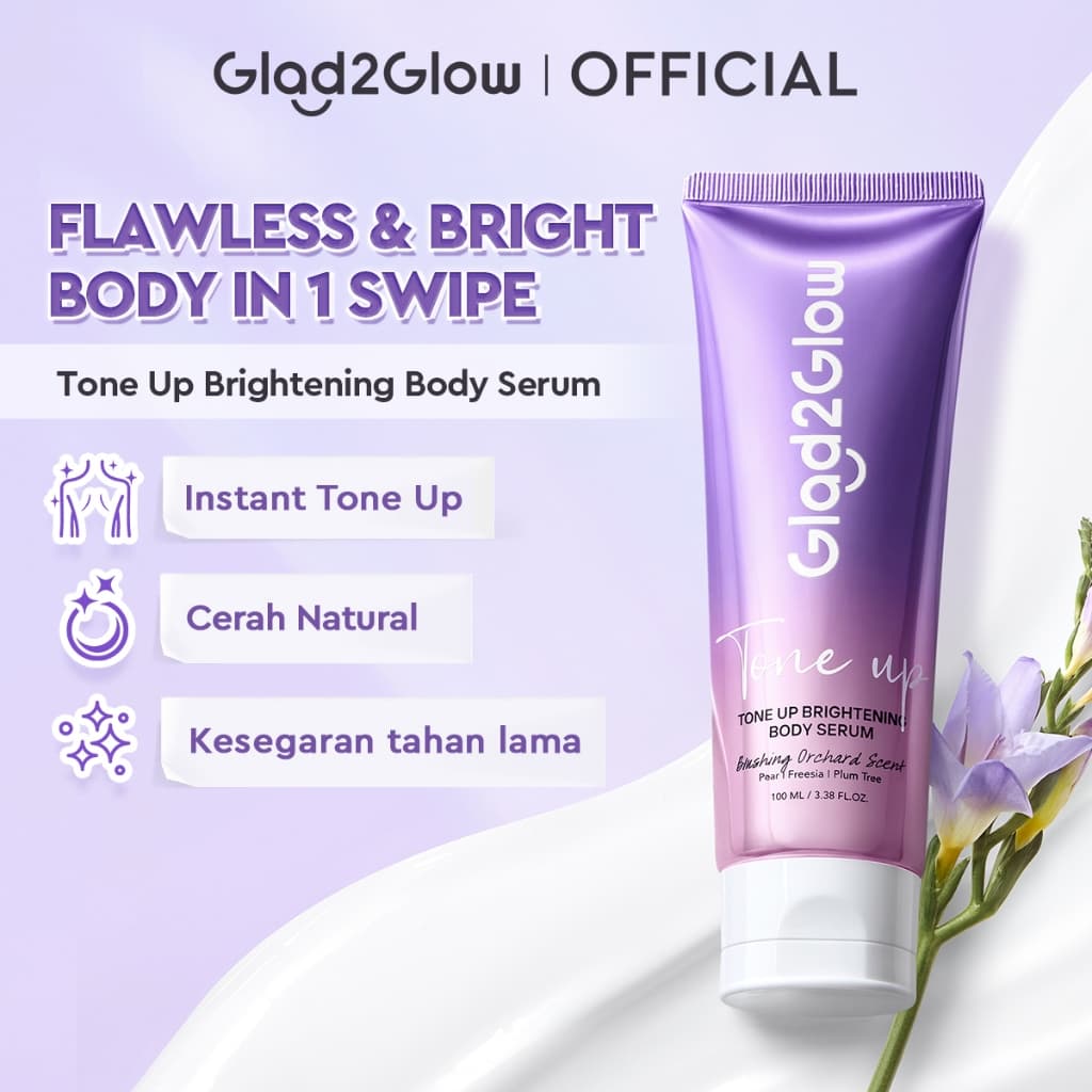 Glad2Glow TONE UP Brightening Body Serum