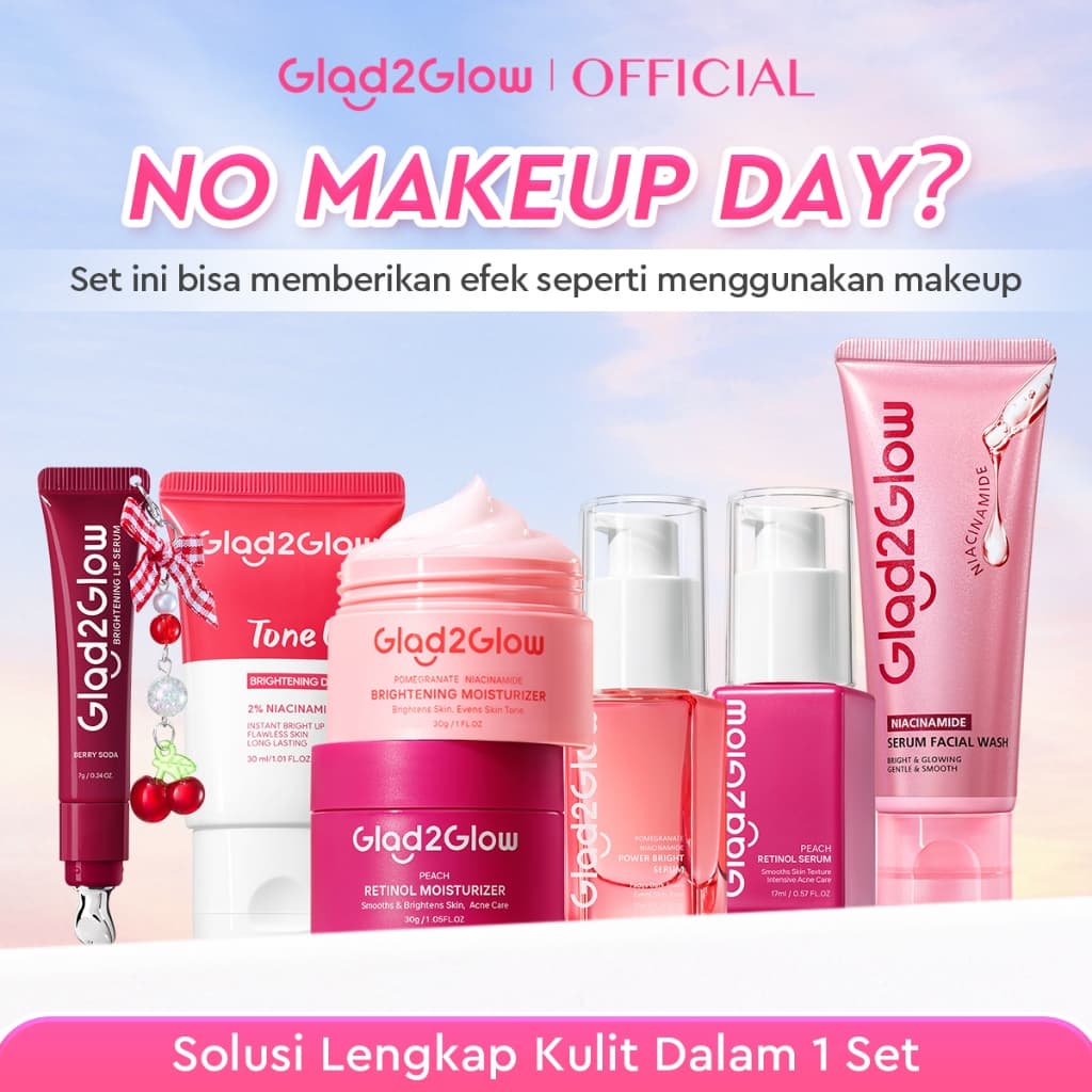 Glad2Glow Cerah Glowing Outing Bundle 7in1