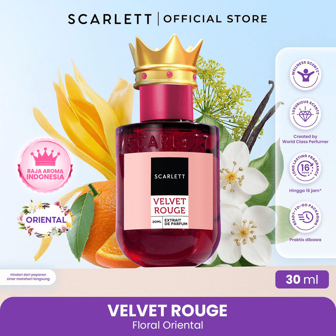 Scarlett Whitening Extrait De Parfum Velvet Rouge 30ml