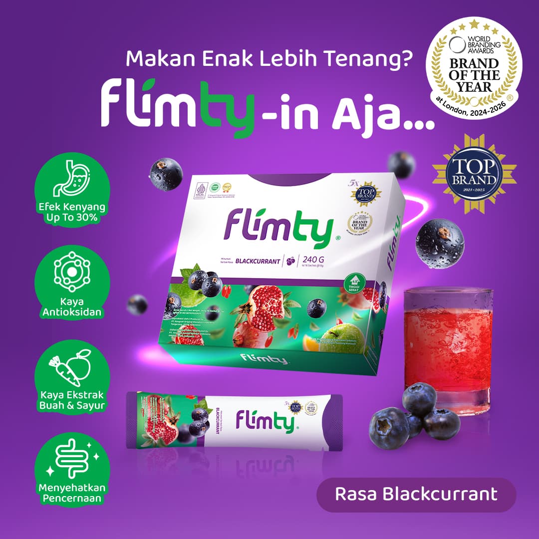 Flimty Fiber 1 Box 16 Sachet Blackcurrant