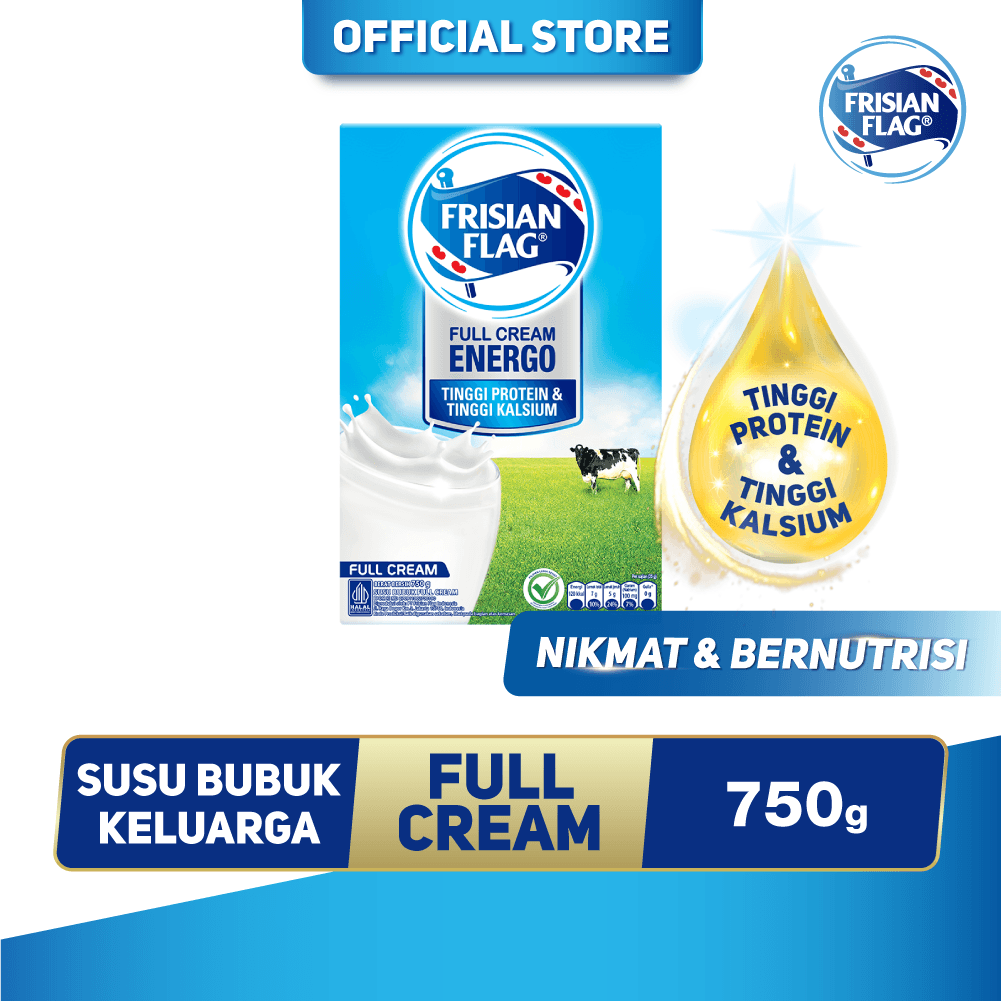 Frisian Flag Full Cream Energo 750gr